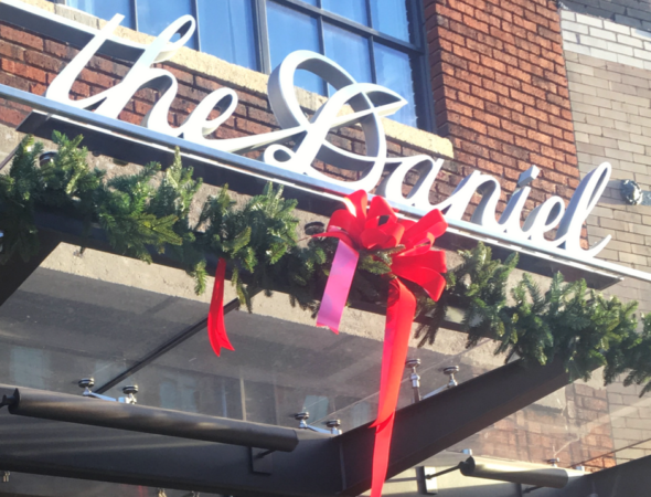 The Daniel is in the Holiday Spirit this Winter in Knoxville
